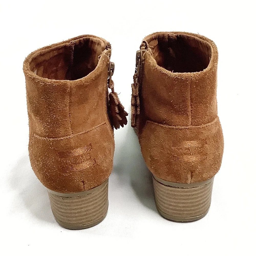 Toms Suede Ankle Booties Size 5